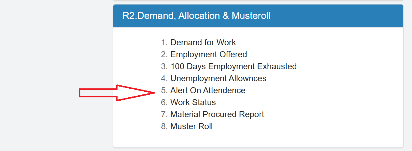 NREGA Attendance Check
